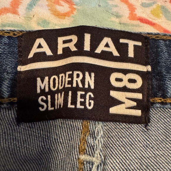 Men’s Ariat Modern Slim Leg M8 Jeans - Picture 3 of 5
